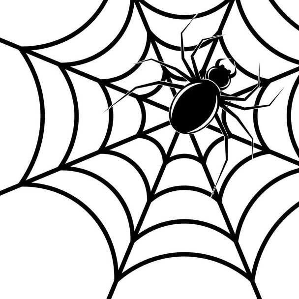 Icono de araña logo vector ilustración
 - Vector, imagen