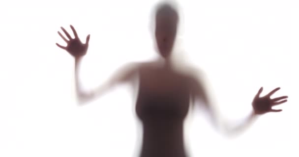 Silhouette della donna messicana - Filmati, video