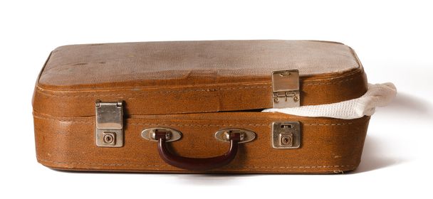 Old shabby suitcase - Foto, afbeelding