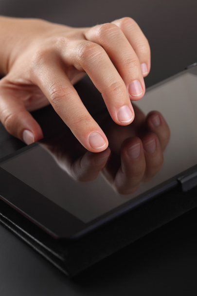 Hand Using Digital Tablet - Photo, Image
