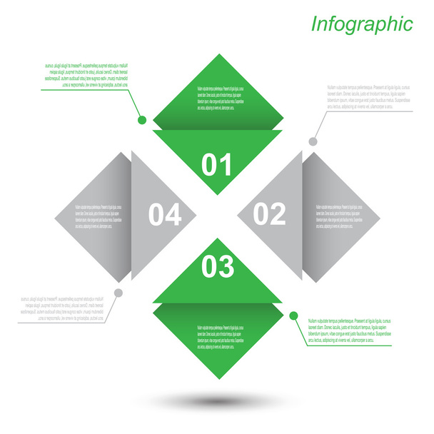 Infografía Plantilla de diseño
 - Vector, imagen