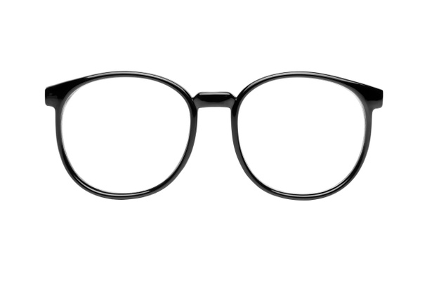 Nerd-Brille isoliert auf Weiß - Foto, Bild