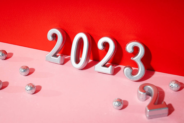 Έννοια της αλλαγής του έτους 2022 και 2023 - Φωτογραφία, εικόνα