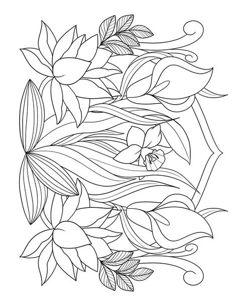 ілюстрація красивого квіткового вінка
 - Фото, зображення