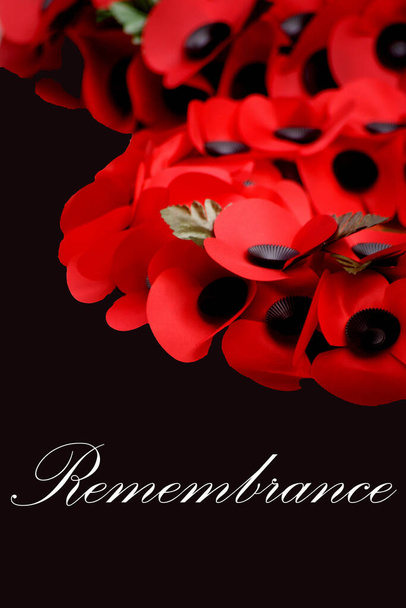 Remembrance day poppy design - Photo, Image