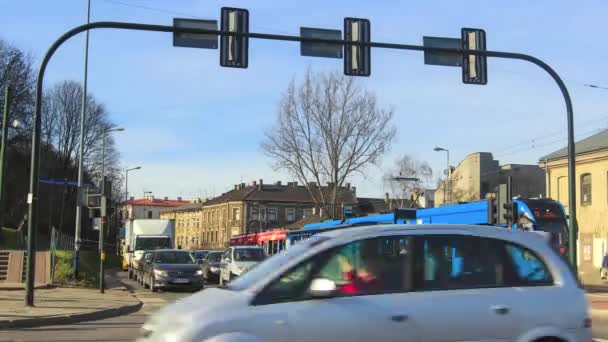 Κυκλοφορίας σε σταυροδρόμι - Πλάνα, βίντεο