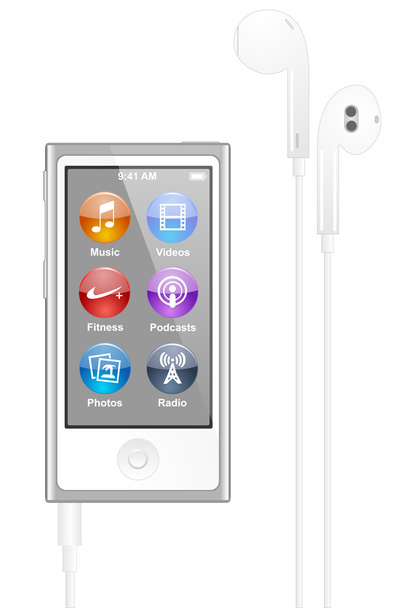 Apple iPod nano - Vektor, Bild
