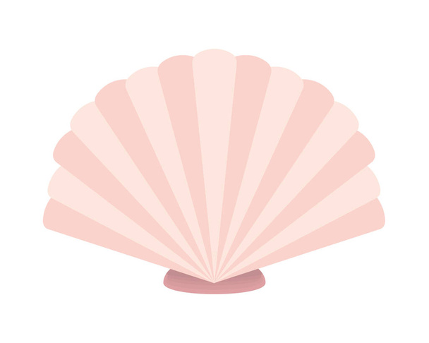 fan paper art icon isolated - Vector, afbeelding