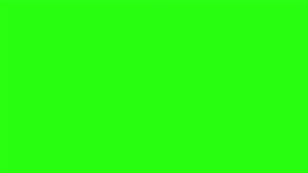 Loop animazione scintilla sullo sfondo dello schermo verde  - Filmati, video