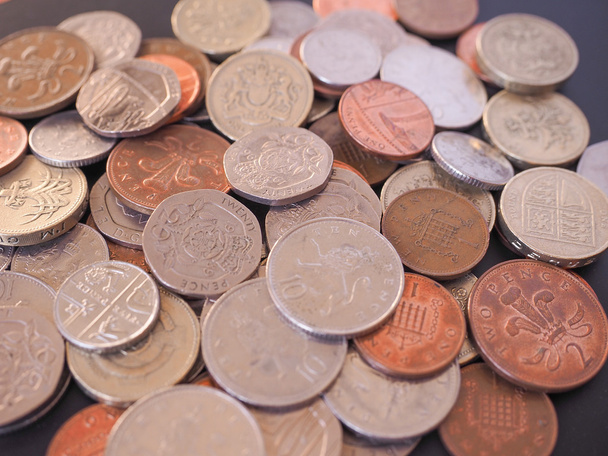 Великобританія фунт монета
 - Фото, зображення