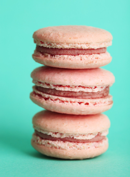 Gentle colorful macaroons - Photo, Image