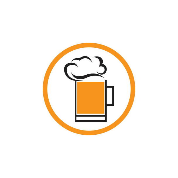 qualidade premium da cerveja Vintage Logo Design Template Inspiração Vector Ilustração - Vetor, Imagem