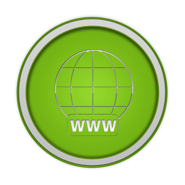 www кругова іконка на білому тлі
 - Фото, зображення