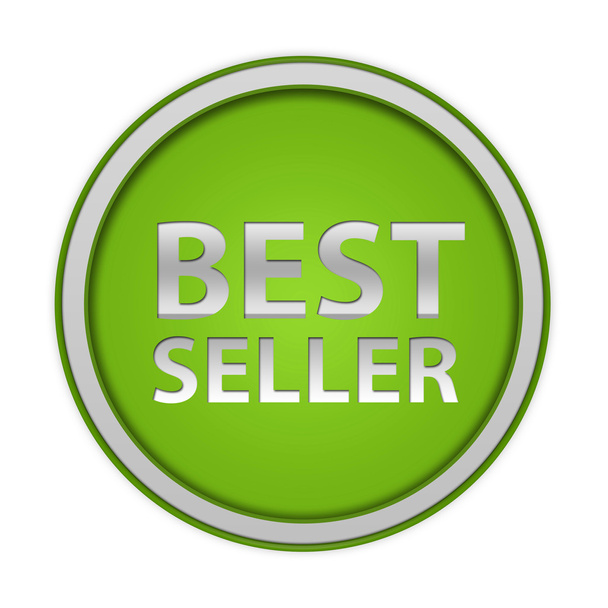 Best seller ícone circular no fundo branco
 - Foto, Imagem