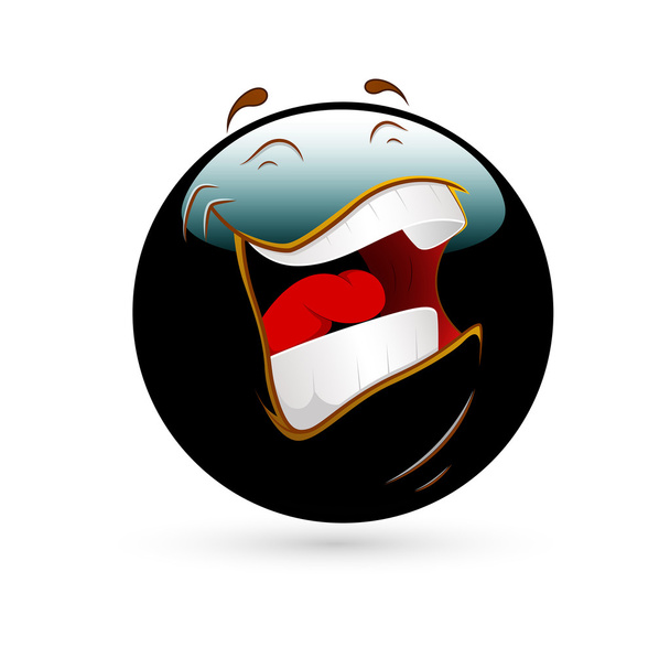 Laughing Smiley - Vector, Image