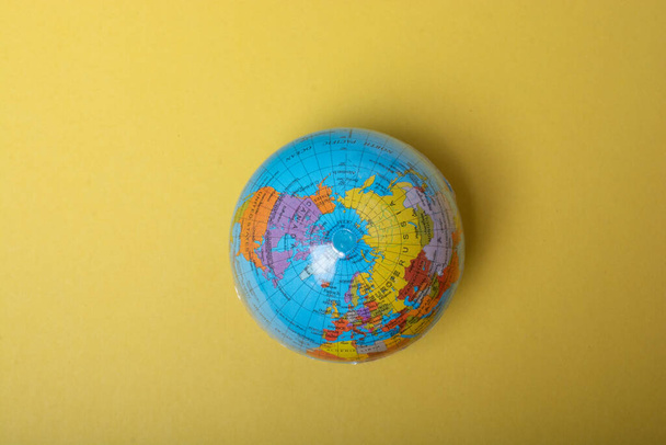 World globe model. Global business  and ecology concept. - Фото, зображення