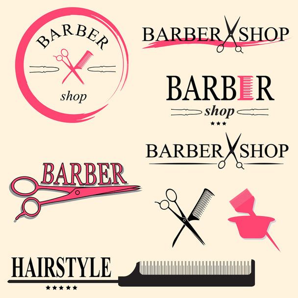 Logo barbiere
 - Vettoriali, immagini