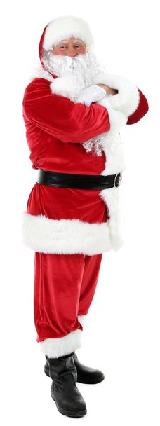Santa Claus aislado sobre fondo blanco - Foto, Imagen