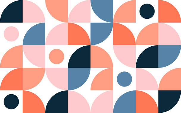 Abstract background. Bauhaus retro pattern. Geometric poster. - Vektor, Bild