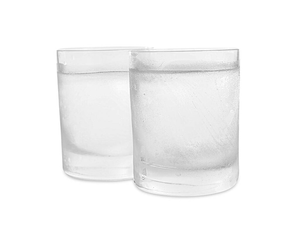 Vodka in shot glasses on white background - Fotografie, Obrázek