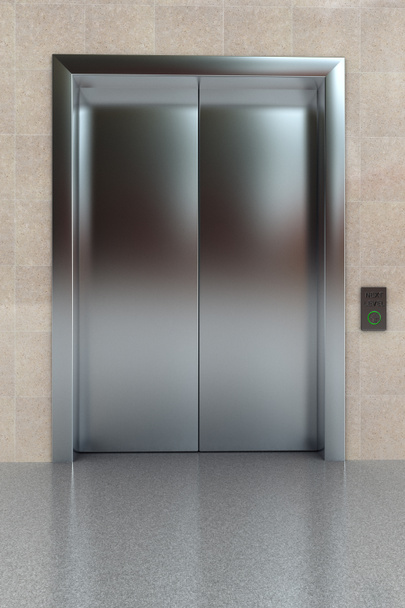 elevador fechado
 - Foto, Imagem