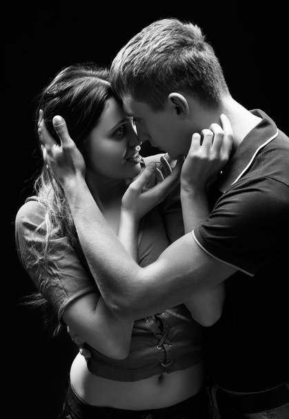 Portrait of a passionate couple - Foto, Bild