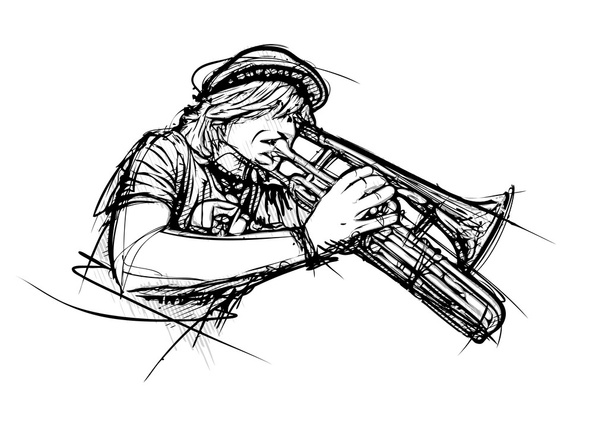 trompetista
 - Vector, Imagen