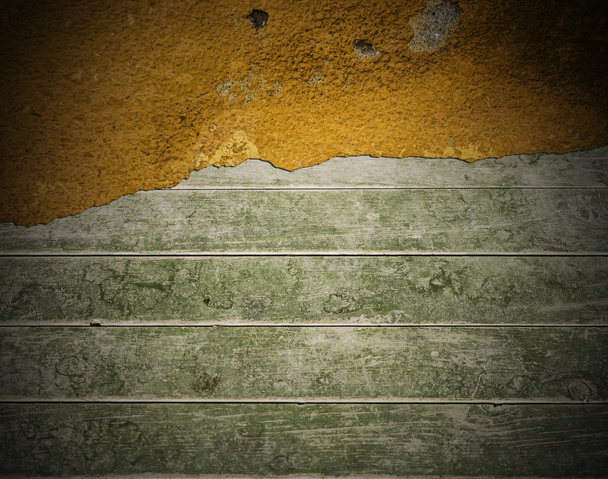 Old Yellow Wall - Φωτογραφία, εικόνα