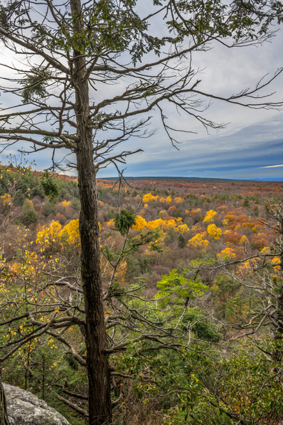 A scenic Autumn view in New Paltz in upstate New York. - Photo, image