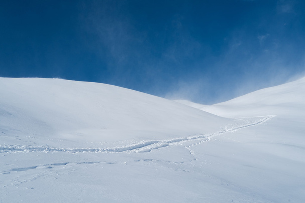 vuoret lunta  - Valokuva, kuva