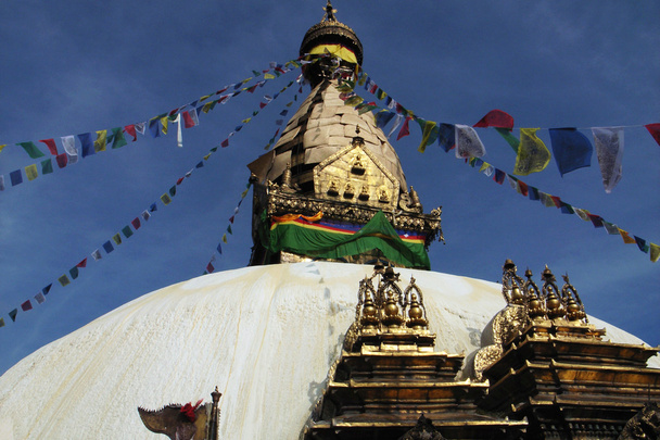 Marco em Katmandu, Nepal
 - Foto, Imagem