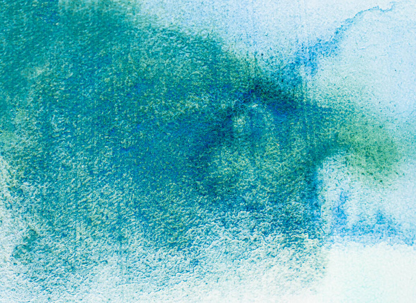 Modern watercolor hand drawn abstract background on highly-textured paper. - Foto, Imagem