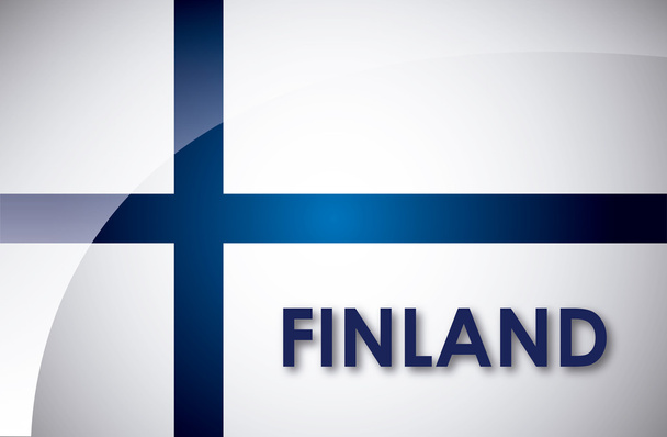 Flaga Finlandia - Wektor, obraz