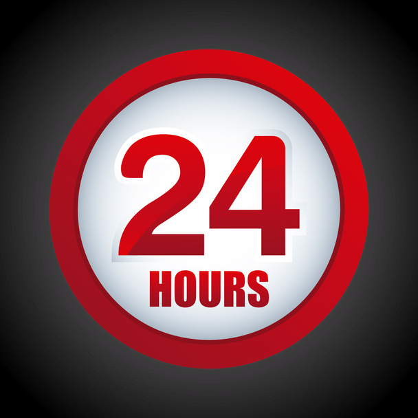 24 hours - Vector, Image