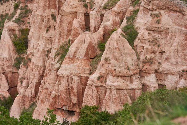 Landscape from the Red Ravine in Sebes, Romania - a geological phenomenon - Foto, Bild