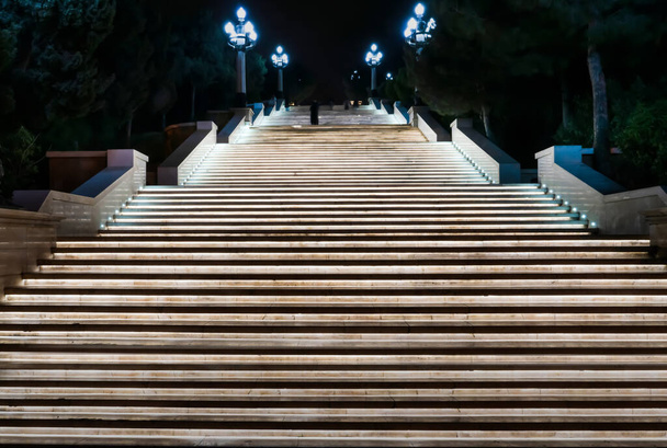 Stairs to the Highland Park Baku, Azerbaijan - Foto, Imagen