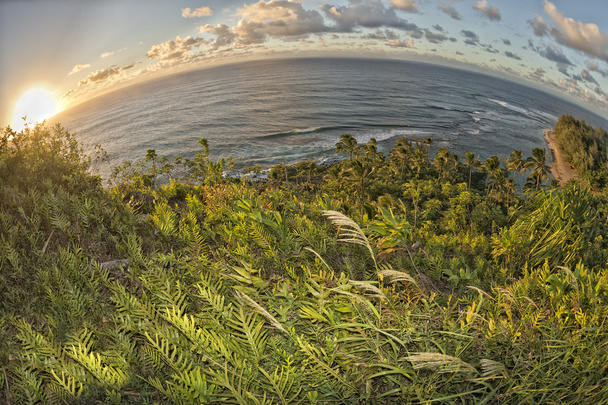 kalalau trail kauai island sunset - Photo, Image