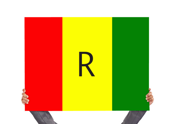 Board with Rwanda flag - Фото, зображення