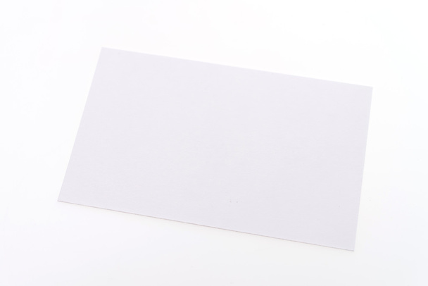 Blank white card - Фото, зображення