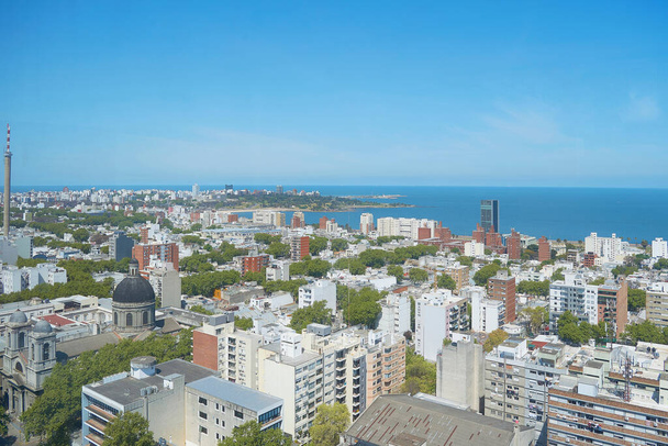 Vue de la ville de montevideo uruguay - Photo, image