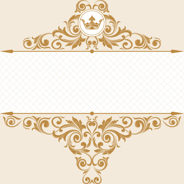 Vintage emblem and frame - Vecteur, image