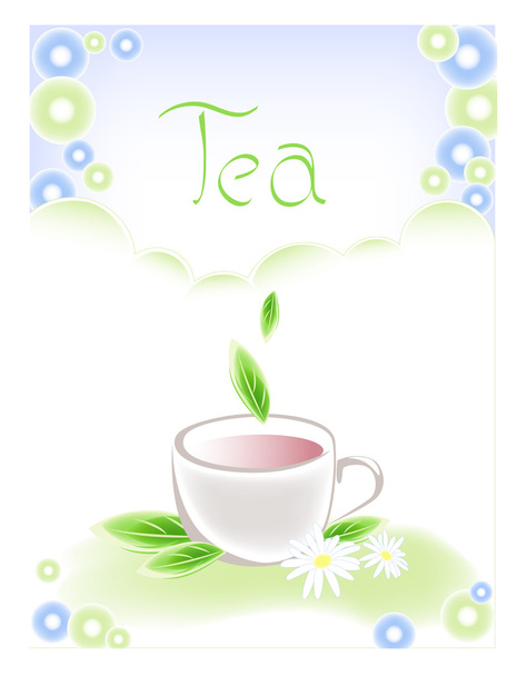 Cup of tea - Διάνυσμα, εικόνα