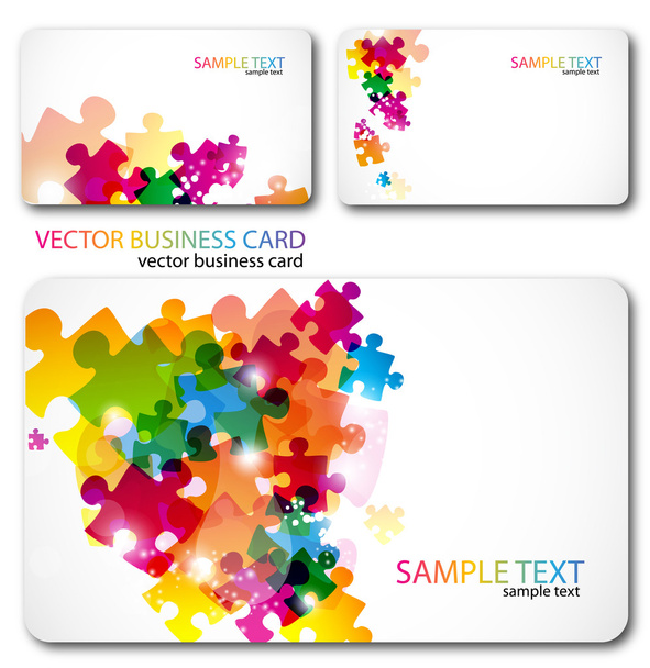 Modern Business-Card Set - Vettoriali, immagini