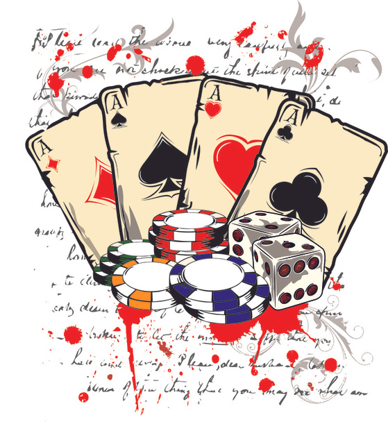 hra casino - Vektor, obrázek