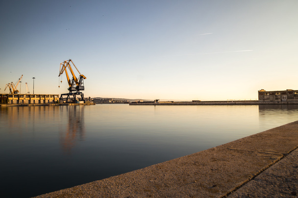 Cranes of the port of Trieste - Foto, imagen