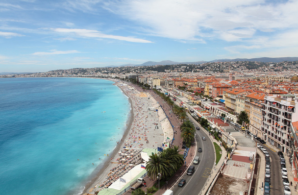 Vista do resort de luxo e baía de Cote d 'Azur na França
 - Foto, Imagem