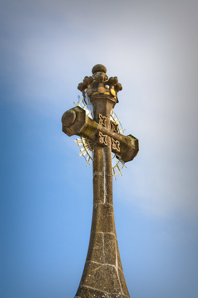 Cruz de Fendra en el cementerio gotico de Lloret de Mar, Catalu
 - Фото, изображение