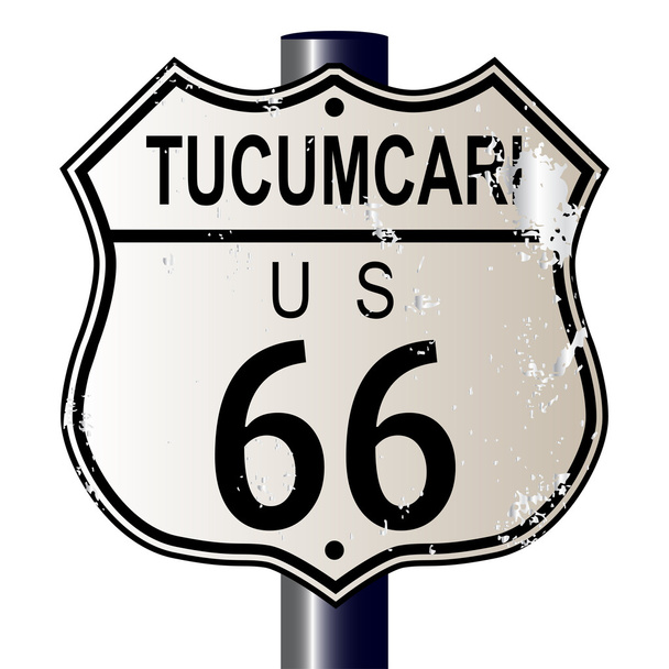 Tucumcari Route 66 Sign - ベクター画像