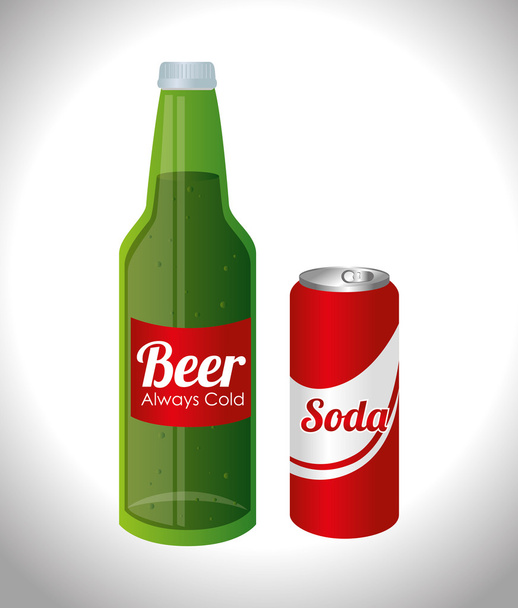 Drink design, vector illustration. - Vector, Image