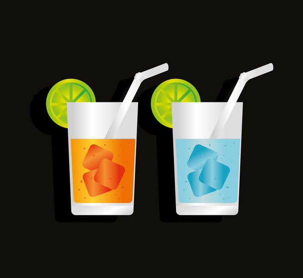 Diseño de bebidas, ilustración vectorial
. - Vector, Imagen